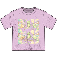Kids' Pastel Dino T-Shirt — "I Love My Mom" Cute Dinosaur Graphic Tee