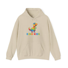 Kids Rainbow Dino Hoodie - "Dino Kids" Cute Dinosaur Pullover