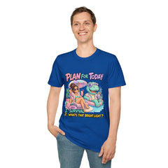 Plan For Today T-Shirt — Funny Vacation Dino Graphic Tee