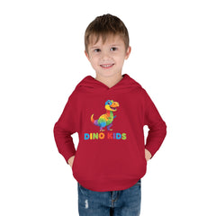 Toddler Hoodie — Colorful Dino Kids Pullover (Roar & Stomp)