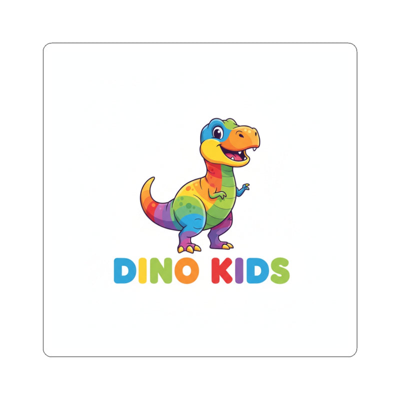 Dino Kids Rainbow Dinosaur Kiss-Cut Sticker