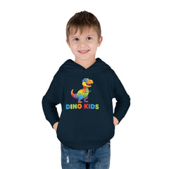 Toddler Hoodie — Colorful Dino Kids Pullover (Roar & Stomp)