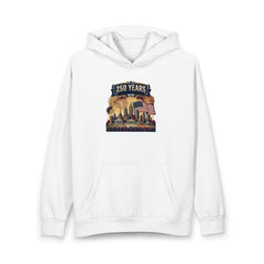 250 Years USA Skyline Hoodie – Patriotic American Anniversary Pullover