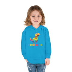 Toddler Hoodie — Colorful Dino Kids Pullover (Roar & Stomp)
