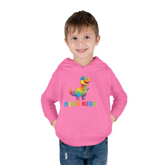 Toddler Hoodie — Colorful Dino Kids Pullover (Roar & Stomp)