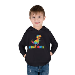 Toddler Hoodie — Colorful Dino Kids Pullover (Roar & Stomp)