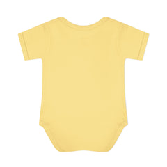 Baby Bodysuit — "Beachin' with My Dino" Cute Summer Dinosaur Infant Onesie