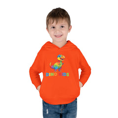 Toddler Hoodie — Colorful Dino Kids Pullover (Roar & Stomp)
