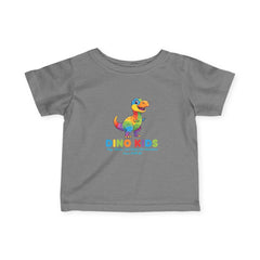 Infant Tee — Colorful Dino Kids Graphic Baby T-Shirt