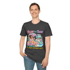 Plan For Today T-Shirt — Funny Vacation Dino Graphic Tee