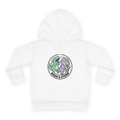Toddler Hoodie — Colorful Dino Kids Pullover (Roar & Stomp)