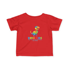 Infant Tee — Colorful Dino Kids Graphic Baby T-Shirt