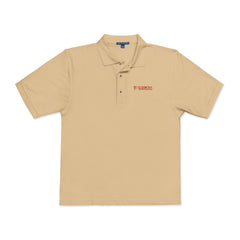 Embroidered 'THINKER' Polo Shirt — Classic Casual Work & Everyday Polo