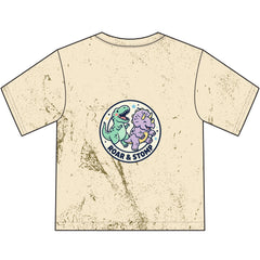 Kids Dinosaur T‑Shirt — DINO PALS + "Roar & Stomp" Colorful Dino Graphic Youth Tee