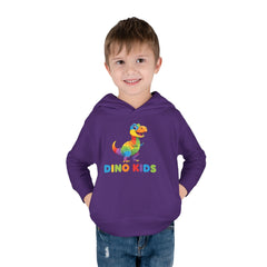 Toddler Hoodie — Colorful Dino Kids Pullover (Roar & Stomp)
