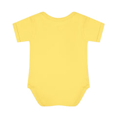 Baby Bodysuit — "Beachin' with My Dino" Cute Summer Dinosaur Infant Onesie