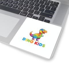 Dino Kids Rainbow Dinosaur Kiss-Cut Sticker