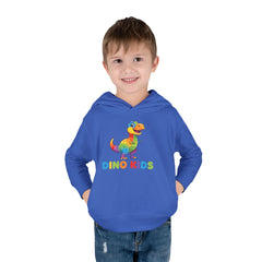 Toddler Hoodie — Colorful Dino Kids Pullover (Roar & Stomp)