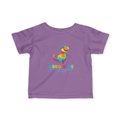 Infant Tee — Colorful Dino Kids Graphic Baby T-Shirt
