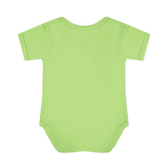 Baby Bodysuit — "Beachin' with My Dino" Cute Summer Dinosaur Infant Onesie