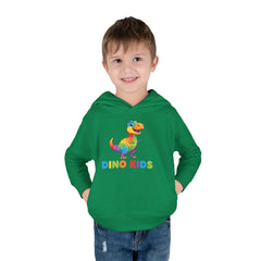 Toddler Hoodie — Colorful Dino Kids Pullover (Roar & Stomp)