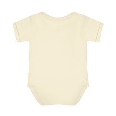 Baby Bodysuit — "Beachin' with My Dino" Cute Summer Dinosaur Infant Onesie