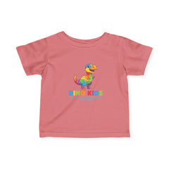 Infant Tee — Colorful Dino Kids Graphic Baby T-Shirt