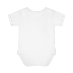Baby Bodysuit — "Beachin' with My Dino" Cute Summer Dinosaur Infant Onesie