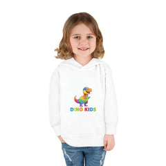 Toddler Dino Hoodie — 'Dino Kids' Colorful T‑Rex Pullover for Little Ones