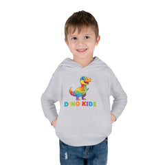 Toddler Hoodie — Colorful Dino Kids Pullover (Roar & Stomp)