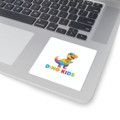 Dino Kids Rainbow Dinosaur Kiss-Cut Sticker