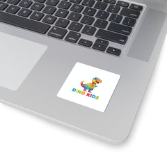 Dino Kids Rainbow Dinosaur Kiss-Cut Sticker