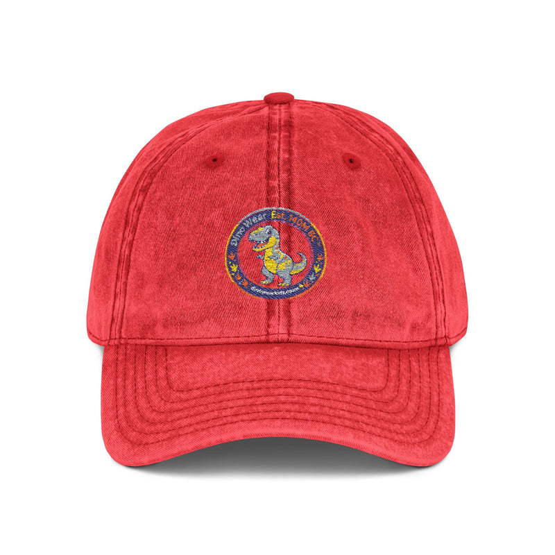 Vintage Embroidered Baseball Cap - Retro Colorful Patch